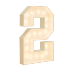 Marquee number “ 2”