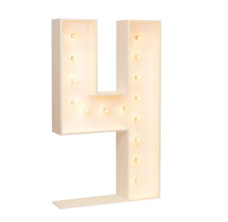 Marquee number “ 4”