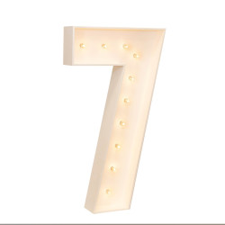 Marquee number “7”