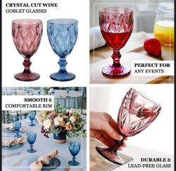 IMG 0381 1738859938 Pink crystal Water Goblets