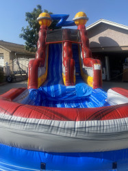 15ft space waterslide